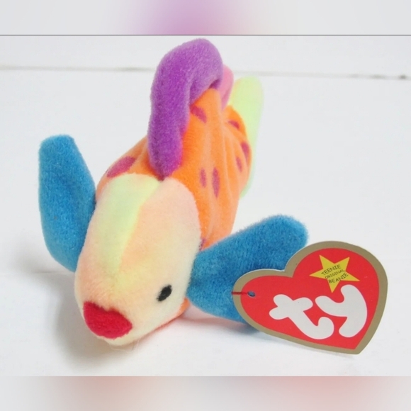 Lips  the Fish - TY Teenie Beanie Baby - Picture 10 of 14